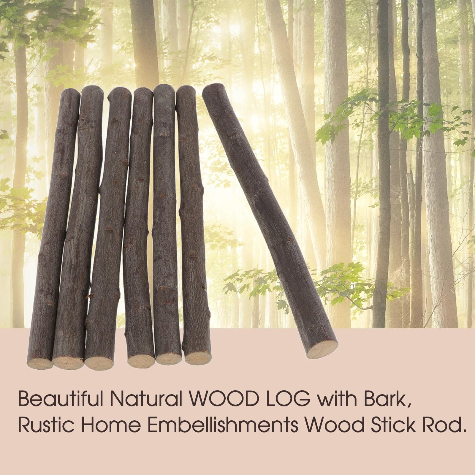 GUOOL 2x Wooden Stick 12 Inches Long 7 Pieces for Crafting, Perfect for Tags, Photo