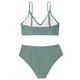 thumbnail image 4 of Traje de baño de bikini con espalda abierta y cintura alta sexy de color sólido dividido para mujer de verano Fridja nalpqowj55917, 4 of 4