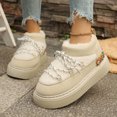 thumbnail image 7 of Bnwani Womens Boots,Winter Boots,Non-slip,Slip-on,Platform,Cozy,Beige,37(US:6), 7 of 7