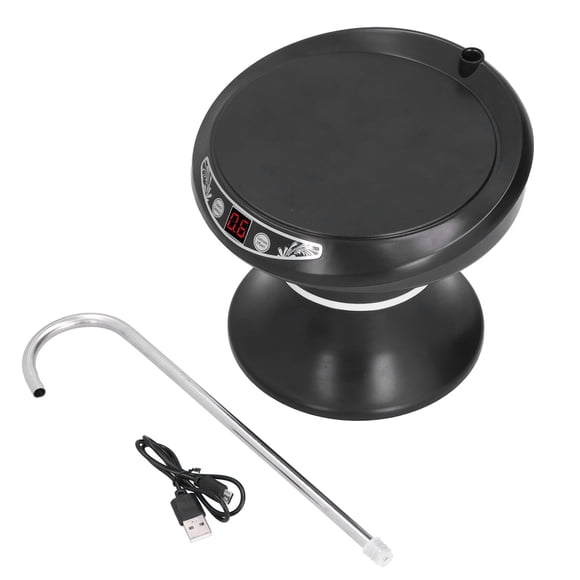 M Buder Dispensador de Agua Eléctrico Bomba Automática USB Recargable 1200mAh para Garrafón Botella de Hogar Oficina Dormitorio Negro Portátil y Fácil de Usar con 5 Modos