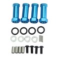 thumbnail image 2 of Adaptadores de hexagonal de rueda de aluminio de 4 piezas mm, combinador más de extensión de 29,5 mm para 144001, 124018, 1240 - Azul Yotijar Piezas de coche rc de ruedas hexagonales de 12 mm, 2 of 8