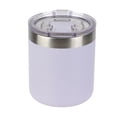 thumbnail image 3 of Ozark Trail 10oz Ceramic Lined Stainless Steel Lowball Tumbler with Magnetic Tritan Transparent Slider Lid, Purple, 3 of 7