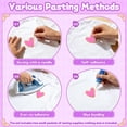 thumbnail image 4 of Sinekong 76Pcs Chenille Letters Patches, Rainbow Preppy Self Adhesive Patches for backpacks Embroidered for DIY Jackets Clothing Backpacks Hat, 4 of 8