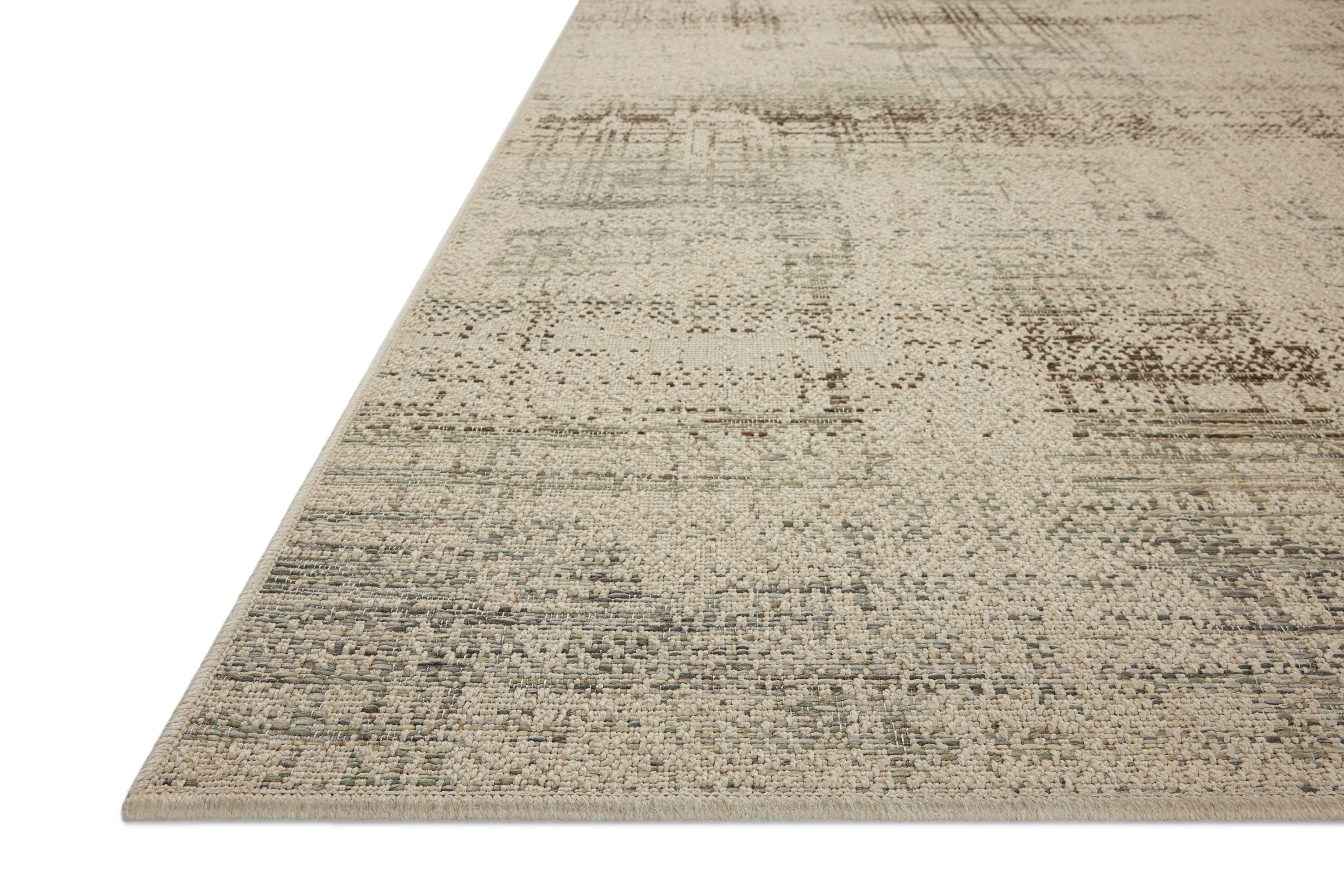 Loloi Saylor Ivory / Fog Indoor/Outdoor Area Rug