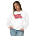 thumbnail image 4 of Sugar Mama Chocolate Candy Logo Women Crewneck Sweatshirt Brisco Brands M, 4 of 6