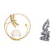 thumbnail image 5 of Estatua de bola de cristal,Estatuas de bolas de cristal para decoración del hogar,escritorio interior,Escultura de bola de cristal Figura de hierro Decoración,Estatua de Guan Yin,Estatua de, 5 of 8