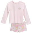 thumbnail image 6 of Gerber Baby and Toddler Girls Rashguard and Swimsuit Bottom, 2 Piece, Sizes 12 Months - 5T, 6 of 8