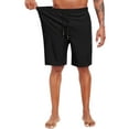 thumbnail image 4 of Cadmus Men's Swim Trunks with Compression Liner 9 Inch Inseam Mens Bathing Suit Quick Dry Beach Shorts Board Shorts,Black,XL, 4 of 10