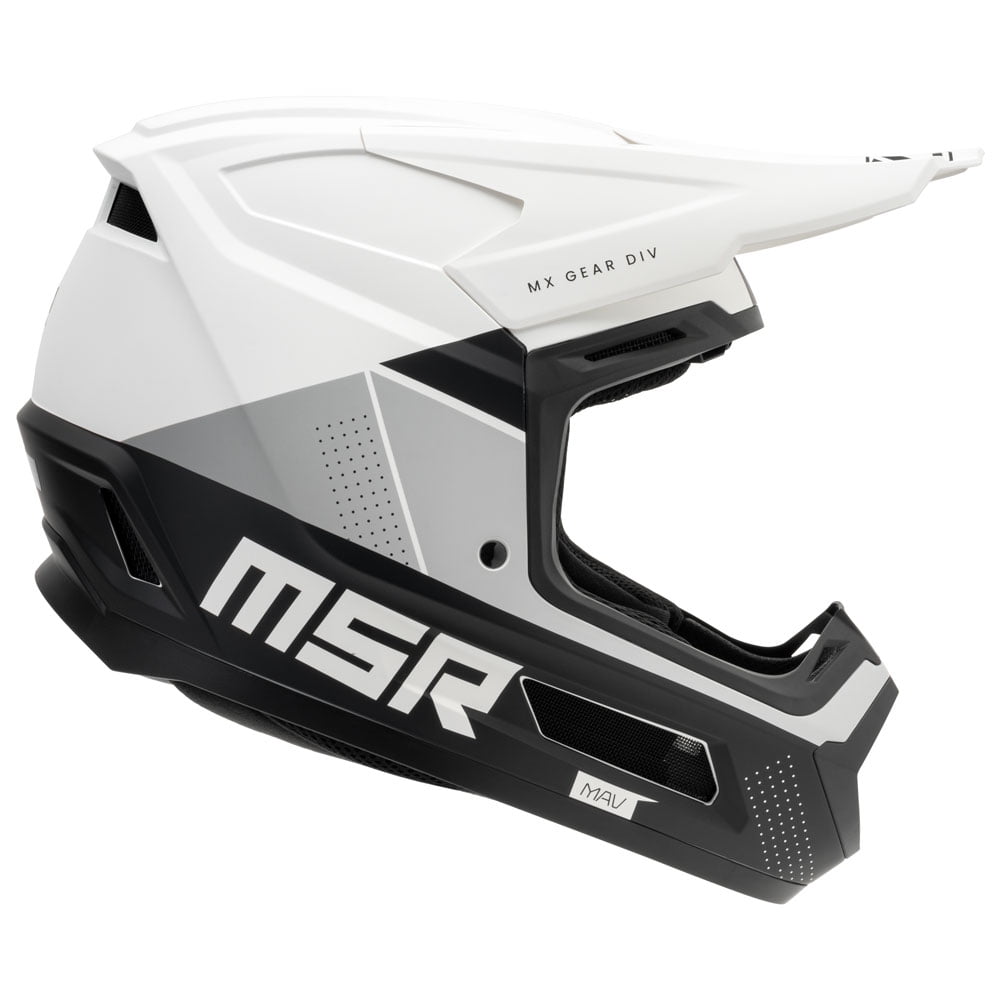 MSR™ Mav Sensor Dirt Bike Motocross Helmet w/ MIPS XX-Large Matte White/Black