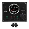 thumbnail image 2 of Boat Instrument Panel Multifunction 4000RPM Red Backlit Switch Panel with Alarm for Marine Yacht, 2 of 7