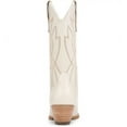 thumbnail image 6 of Sam Edelman Fuller Ivory Stacked Heel Pointed Toe Pull On Leather Western Boots (Ivory, 9), 6 of 7