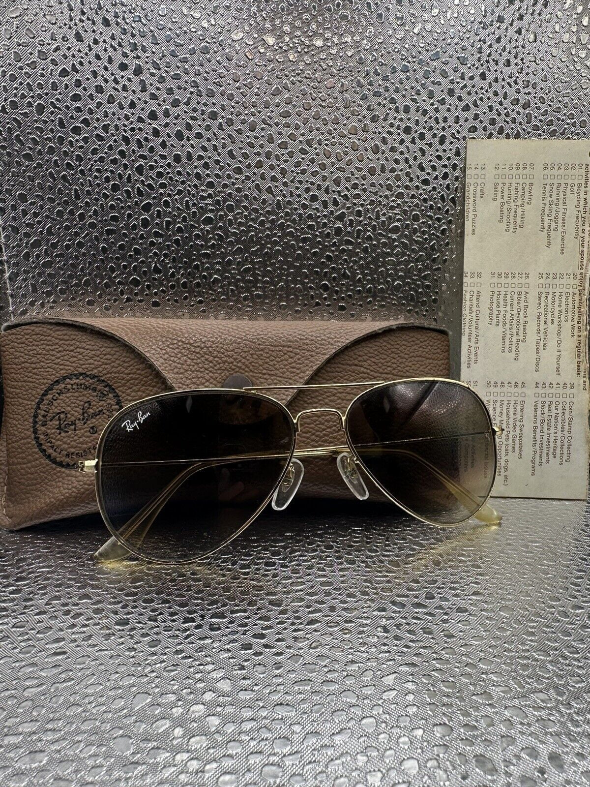 ray ban aviator 58014