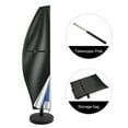 thumbnail image 5 of Patio Umbrella Cover 8'-12' Fits Cantilever Offset Umbrella Outdoor Umbrella Covers 420D with Telescopic Rod Water Resistant Parasol Cover Black, 5 of 7