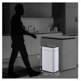 thumbnail image 4 of Kitchen Trash Can - ZRQarq - 40 Liter / 10.6 Gallon Automatic Trash Can with Lid, Brushed Stainless Steel Finish, Sensor Garbage Can for Kitchen, Office, Living Room, Outside, 6 AAA, 4 of 6