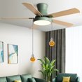 thumbnail image 3 of 2PCS White Pull Chains Crystal Glass Ice Cracked Ball Pull Chain for Ceiling Fan Light Decoration 50cm Extension Chain, 3 of 8