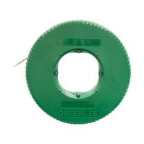 Greenlee SS Fish Tape,Shape Flat,1/8" dia FTXSS-125