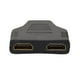 thumbnail image 4 of Adaptador Macho a Hembra Adaptador de Audio Divisor 2 Puertos Baoblaze Divisor hdmi 1 en 2, 4 of 8