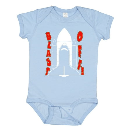 

Inktastic Blast Off! Space Shuttle Launchpad Gift Baby Boy or Baby Girl Bodysuit