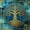 Blue Gold, variant on Homewish Boho Tree Of Life 7-Piece Twin Bedding,Botanical Design Bedding Comforter Set,Blue Gold,Navy Blue Reversible