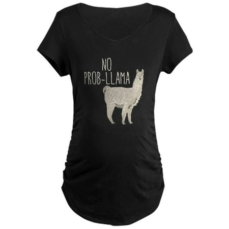 

CafePress - No Prob Llama Maternity Dark T Shirt - Maternity Dark T-Shirt