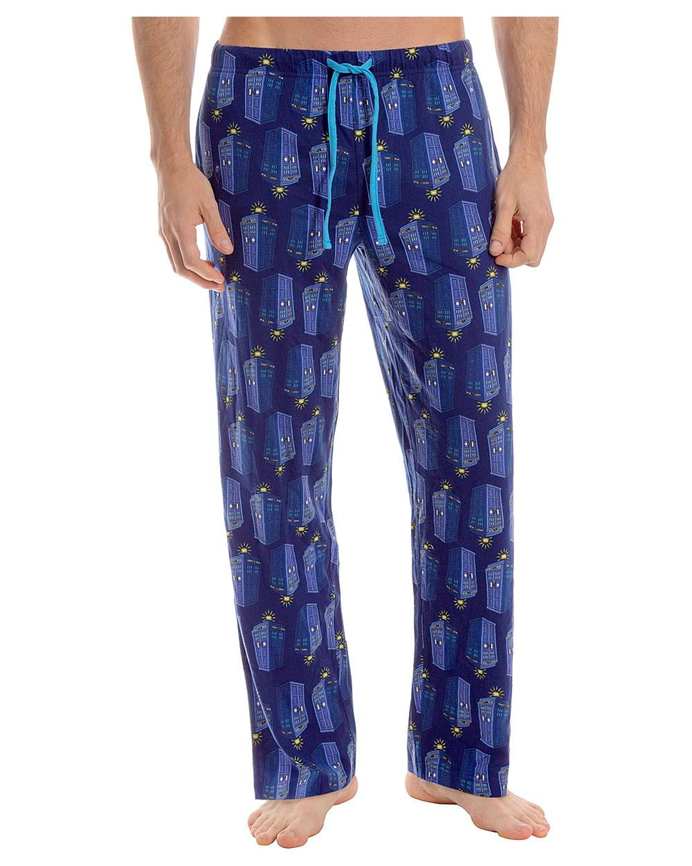 Doctor Who TARDIS Blue Grid Pajama Pants | Walmart Canada