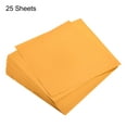 thumbnail image 3 of Unique Bargains 25 Sheets 8x8 Inch Origami Paper Double Sided Fluorescent Orange Square Sheet for Art Craft Project, Beginners, 3 of 5