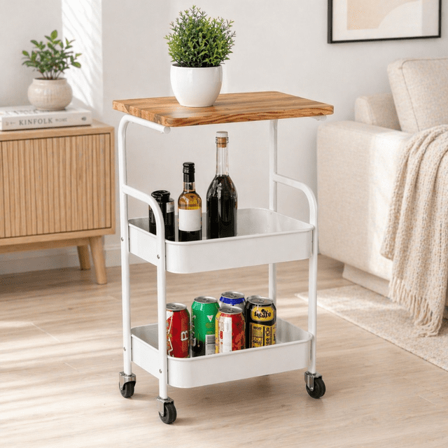 Carrito Multiusos 3 Niveles Con Ruedas Organizador Hogar