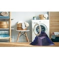 thumbnail image 2 of Ahgly Company Machine Washable Indoor Square Transitional Slate Blue Area Rugs, 7' Square, 2 of 7