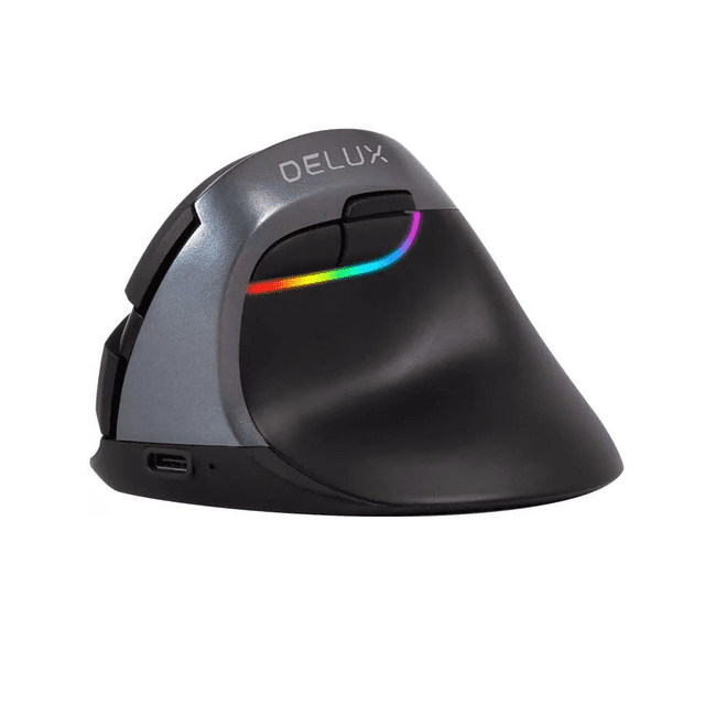 Mouse Inalámbrico Silencioso BLOOSOM Recargable 4000dpi negro