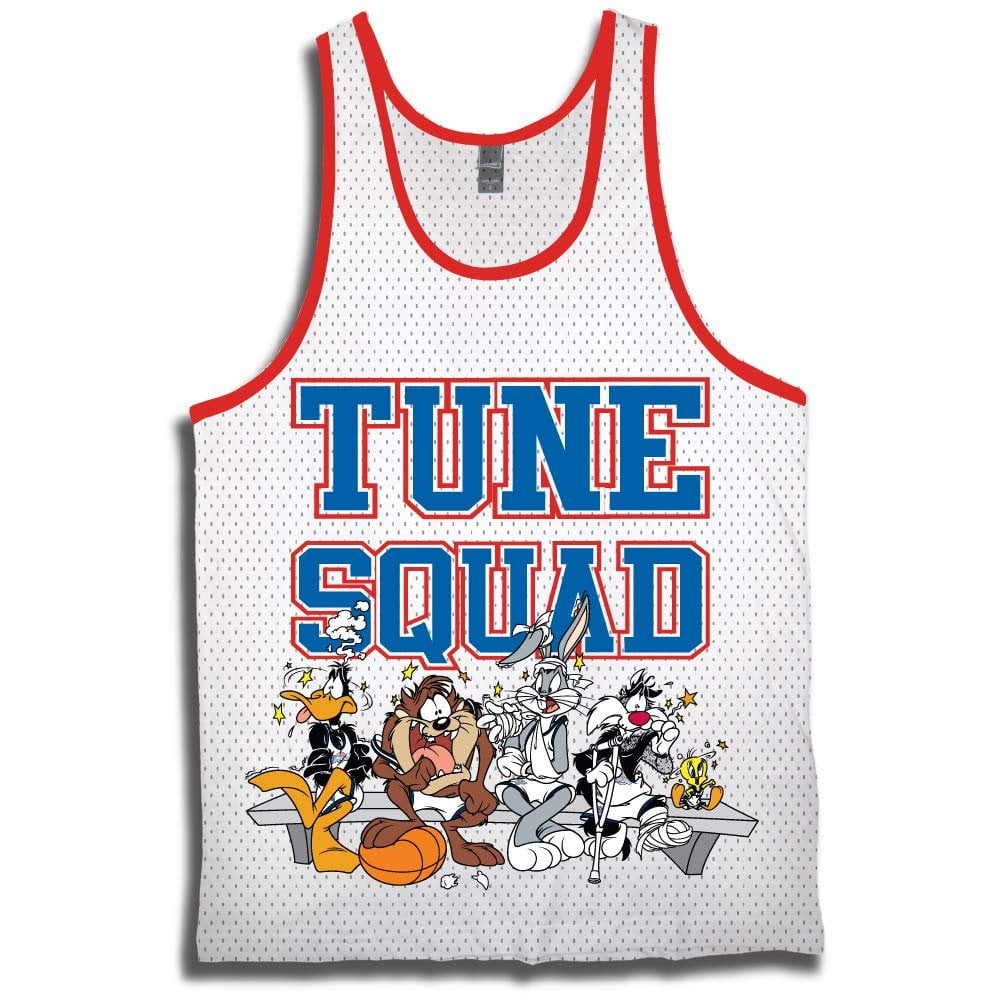 space jam Mens Classic Tank Tune Squad Monstars /& Bugs Bunny Jersey 90/’s Classic Tank Top
