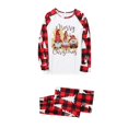 CFLVAEK Christmas Family Matching Pajamas Cute Dwarf Graphic Xmas Pjs