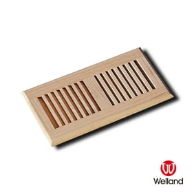 Welland 4 X10 Wood Vent Floor Register Self Rimming Unfinished