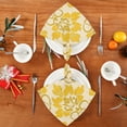 thumbnail image 4 of Napkin Satin Napkin 20*20Inchx1 Kitchen Towel Dinner Plate Towel Decorative Towel Napkin Tea Towel Suitable For Kitchen Table Yellow Pattern, 4 of 8