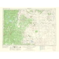 thumbnail image 2 of USGS 32x26 Black Ornate Wood Framed with Double Matting Museum Art Print Titled - Crescent Oregon Quad - USGS 1966, 2 of 4