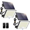 thumbnail image 1 of Luces solares exteriores Gusicil 172 LED con sensor de movimiento, IP65 impermeables, 1 of 6