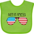 thumbnail image 3 of Inktastic Born in America Boys or Girls Baby Bib, 3 of 4