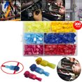 200pcs Insulation Terminals Heat Shrink Wire Crimp Connector Insulated