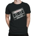 thumbnail image 2 of Retro Punk Mixtape Illustration Men's T-shirt, 2 of 3