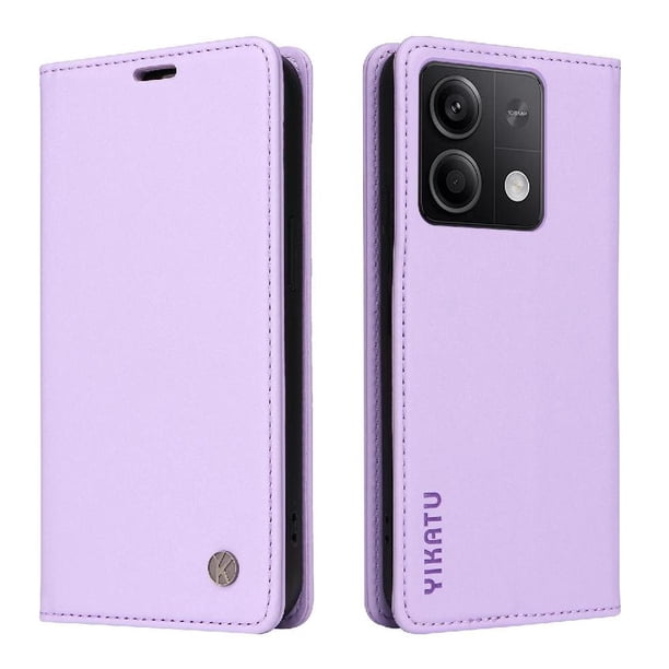 Funda para Xiaomi Redmi Note 13 5G Estuche de Cuero PU Tipo Cartera con Ranuras para Tarjetas y Cierre Magnético
