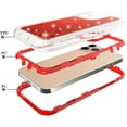 thumbnail image 2 of Case for iPhone 15 Pro Max,Military Grade 3 in 1 Hybrid Glitter Liquid Quicksand Moving Stars Sparkle Flowing Shockproof Protective Phone Case for iPhone 15 Pro Max,6.7 inch (Red), 2 of 10