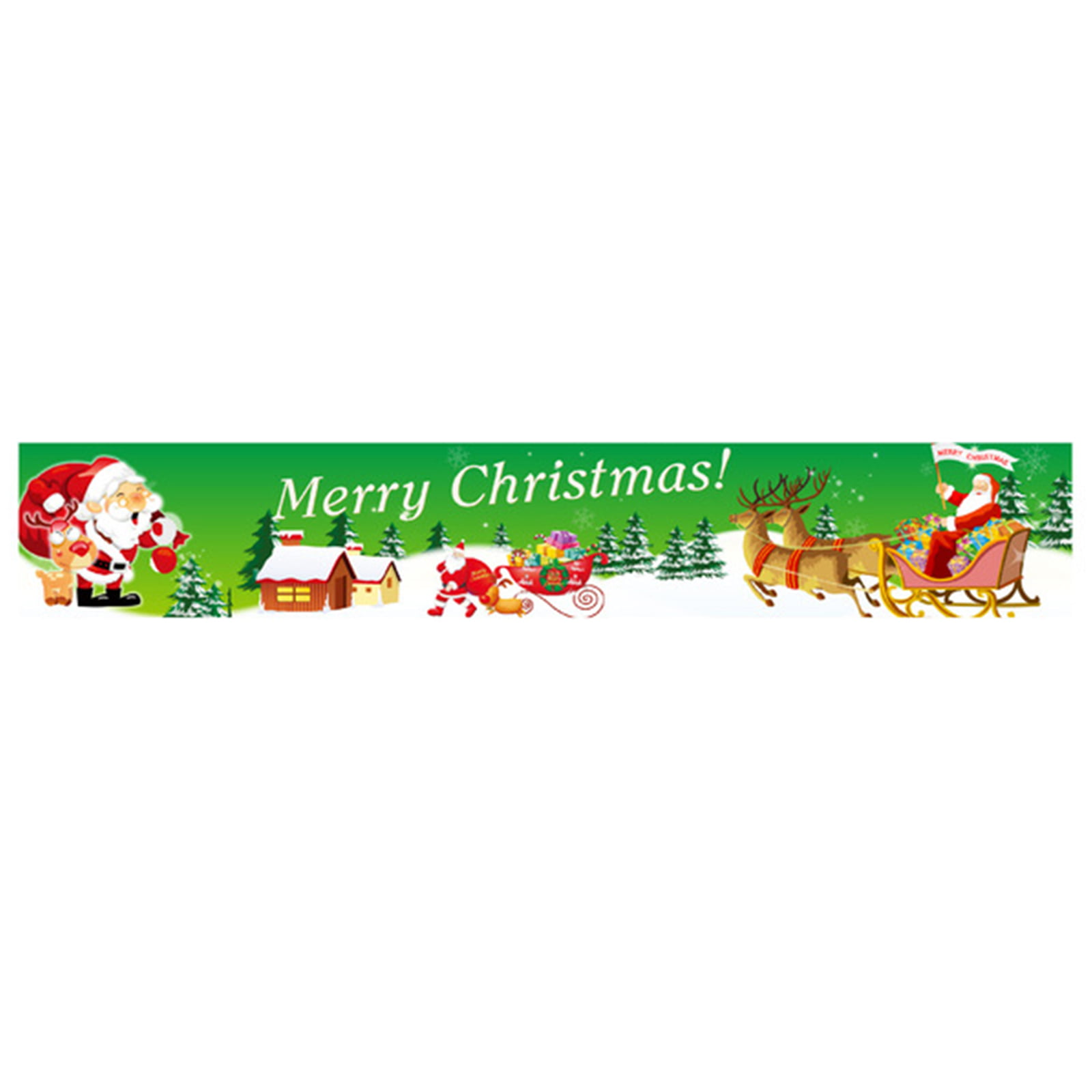 Holiday Decoration Banner Christmas Party Pull The Flag Home ...