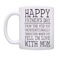 thumbnail image 2 of Step-Dad Birthday Gift Happy Fathers Day from the Kid You Unintentionally Inherited Funny Mug White, 2 of 4