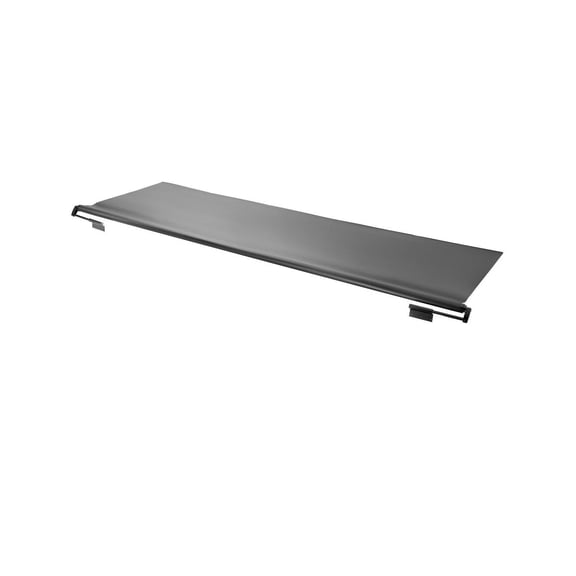 RV Awning Fabric Replacement 13' Black Slide Topper Awning for RVs, Waterproof Camping Awning Cover, Heavy Duty Slide-Out Awning with Aluminum Brackets