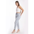 thumbnail image 2 of Mom jeans Roman Fashion Con lentejuela juvenil 6635 Mezclilla light azul, 2 of 3