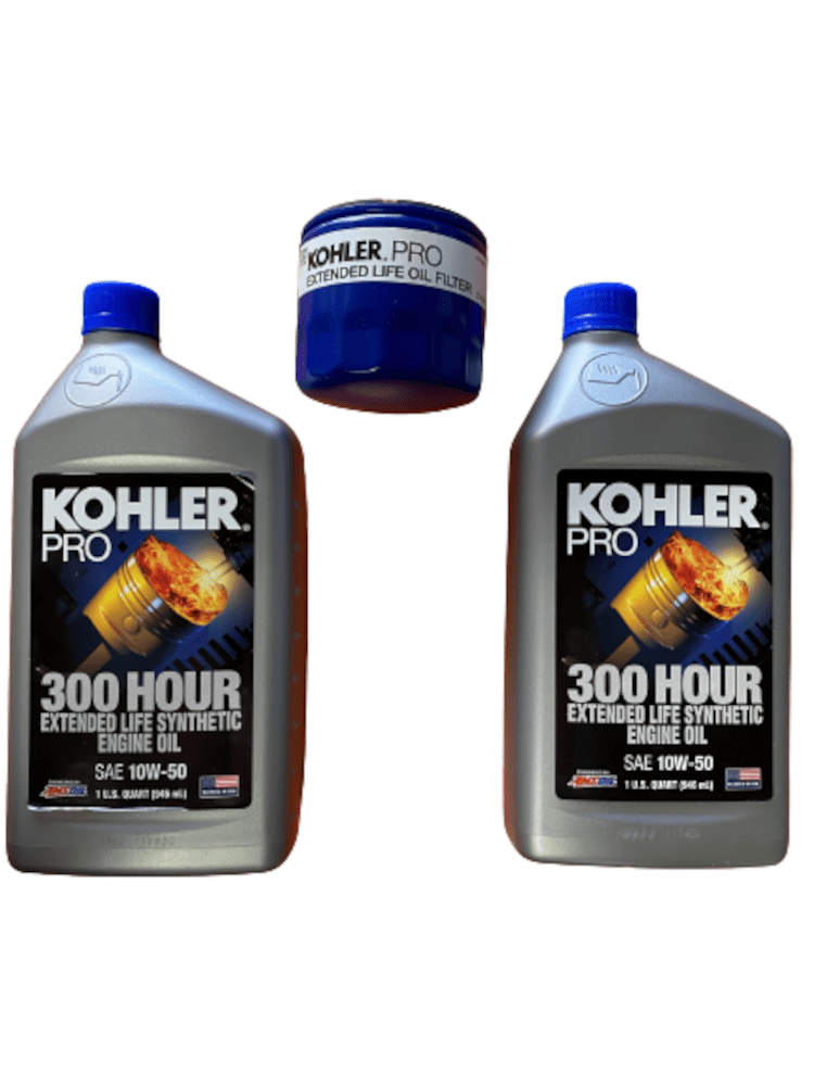 Kohler Genuine OEM Pro 2 Quart 300 Hour Oil Change Kit 25 850 02-S