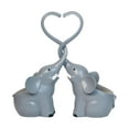 thumbnail image 1 of 2x Macetas con forma de animal, estatuas decorativas para interior y exterior Gris, 1 of 9