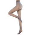 thumbnail image 1 of Magic Extra Thick Warm Winter Double Lined Stretch Thermal Fleece Tights For Women, 1 of 3