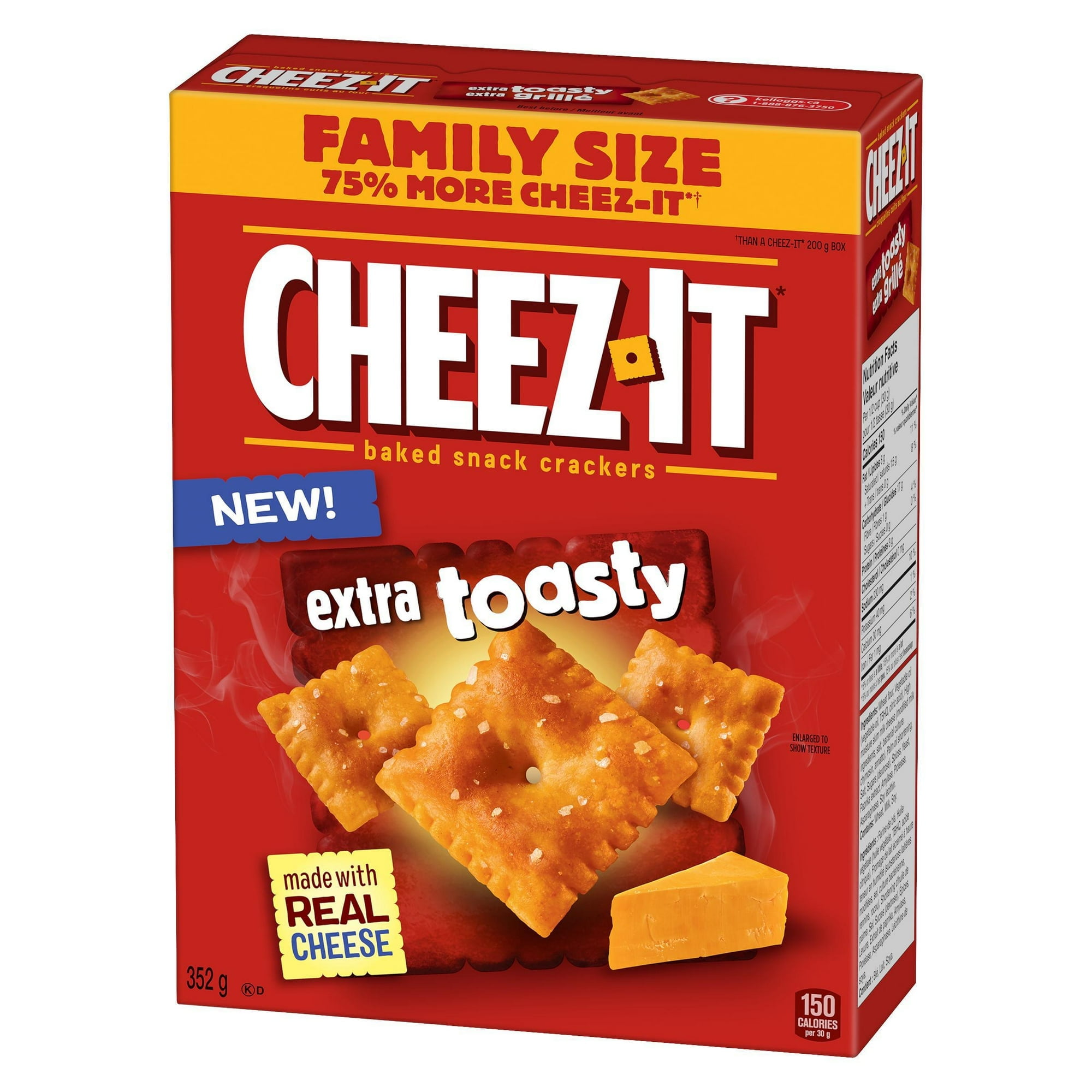 Craquelins Cheez-It* Extra Grillés 352 g