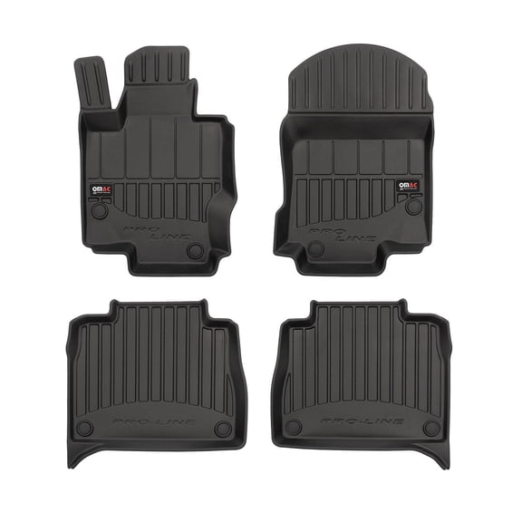 OMAC Premium Floor Mats for Mercedes GLE Class V167 2020-2025 Car Mats All Weather 3D Custom Fit Rubber Mat Waterproof Odorless TPE Floor Liners Laser Measured Non-Slip (Black)
