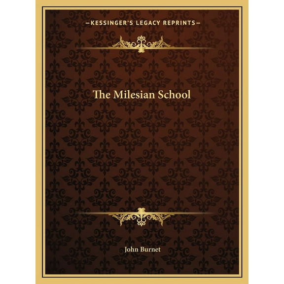 The Milesian School (Paperback)